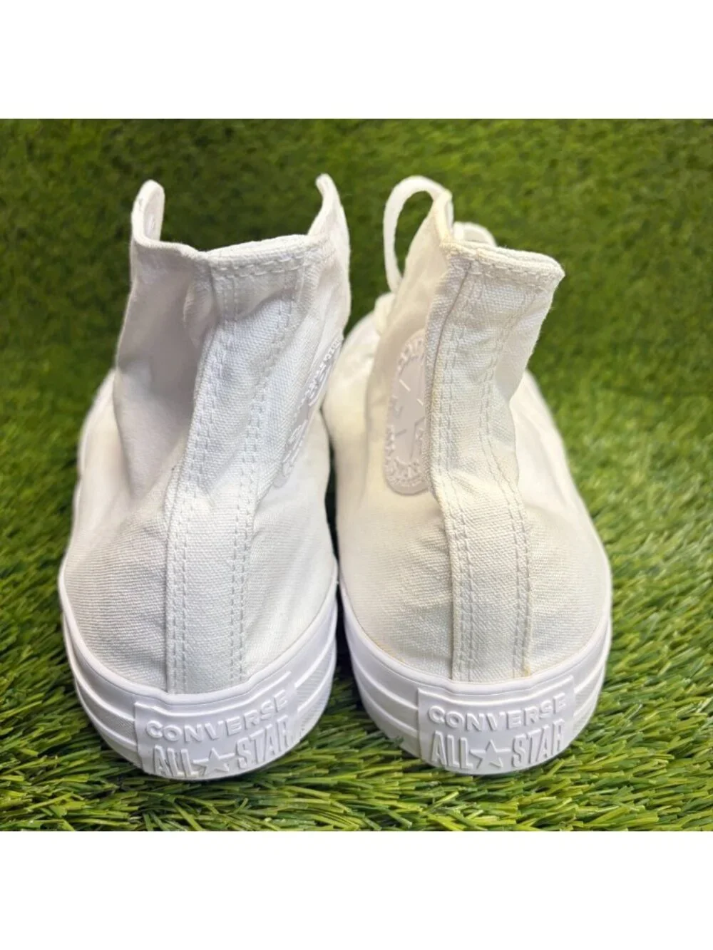 Converse Chuck Taylor All Star High Mens Size 12 White Athletic Shoes Sneakers